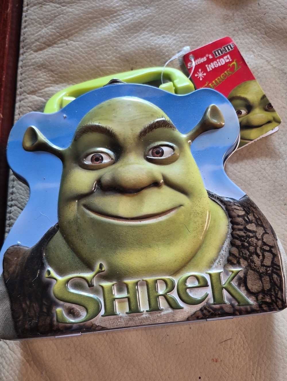 Dreamworks Shrek Tin Lunchbox in Green and Blue